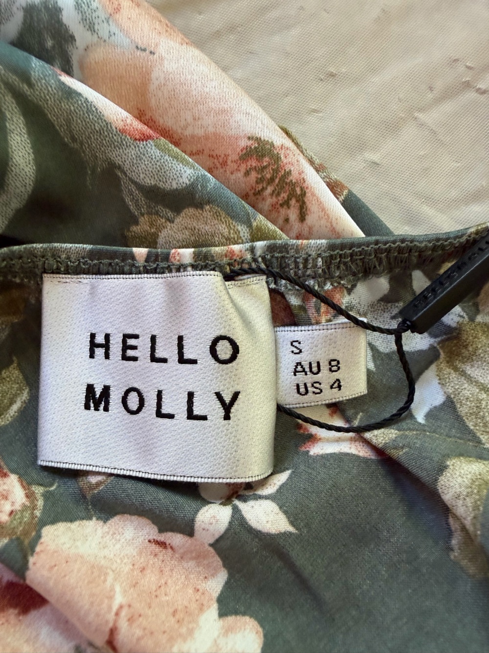 NWT Hello Molly Mariposa Midi Sage Dress - Picture 7 of 10